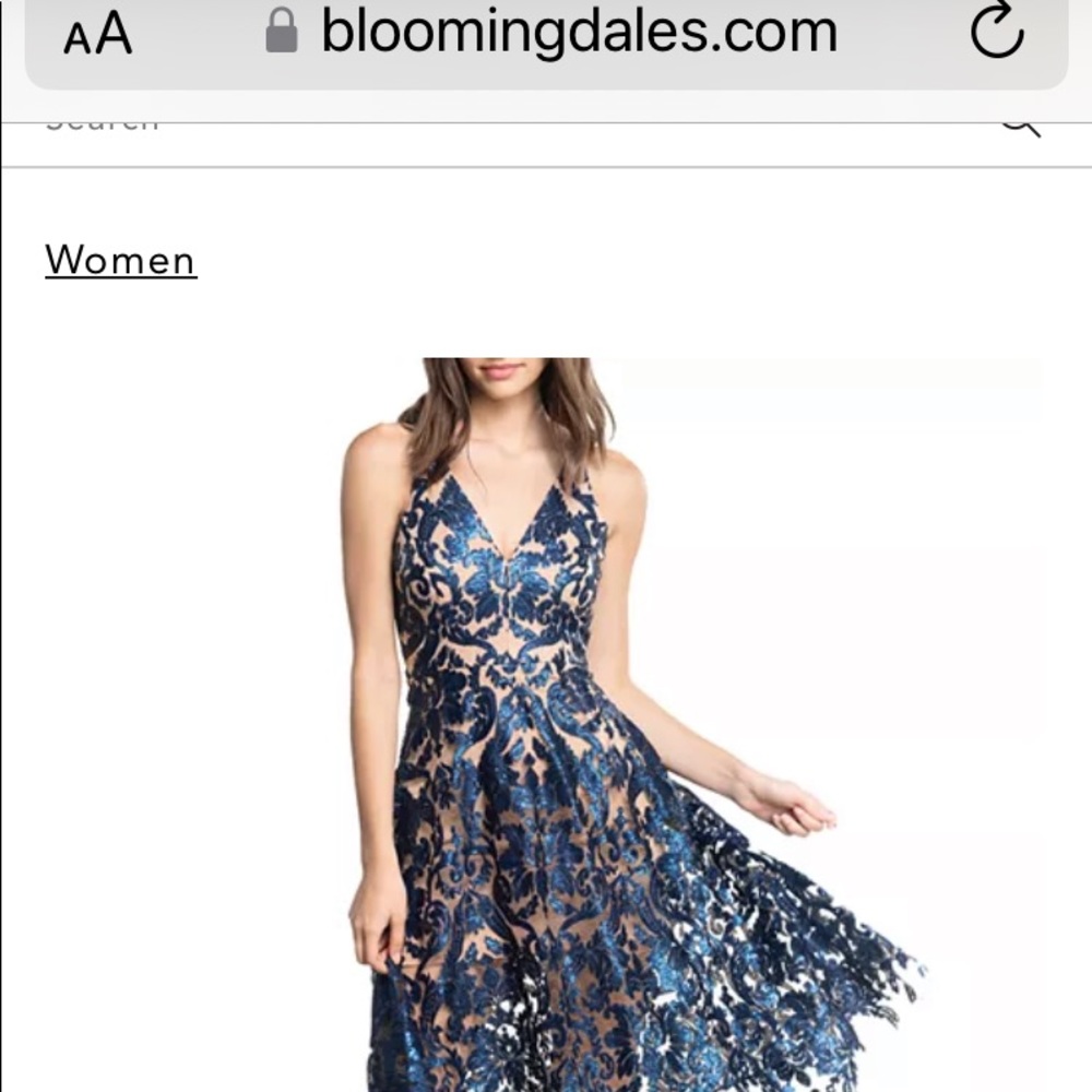 Brand new with tags. Beautiful cocktail, wedding guest or party dress.